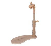 MILWARDS Hands Free Adjustable Seat Frame, Lap Stand, Rotated Cross Stitch Holder, Beech Wood, with Versatile Clamp Attachment