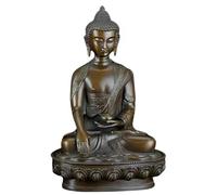 MILY-ART 8.3IN/21CM Bronze Shakyamuni Buddha - Handcrafted Lost-Wax Cast Meditation Statue, Sacred Artwork for Zen Altars, Luxury Homes & Meaningful Spiritual Gifts