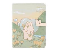 MilyaDE Cute Journal Notebook Kawaii Rabbit Diary Notebook Sketchbook Leather Cover Writing Notepad