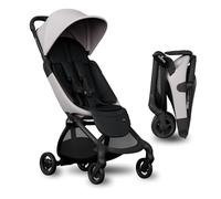 Mima Miro Compact Travel Stroller, Lightweight One Hand Folding Baby Stroller, 5-Point Magnetic Harness, Extendable UPF 50+ Canopy and Reversible Cushion - From Newborn