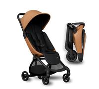 Mima Miro Compact Travel Stroller, Lightweight One Hand Folding Baby Stroller, 5-Point Magnetic Harness, Extendable UPF 50+ Canopy and Reversible Cushion - From Newborn