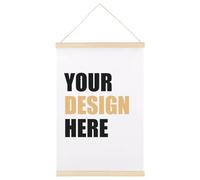 MIMAYIN Custom Hanging Poster Personalized Your Own Own Photo Picture Text Canvas Prints Hanging Scroll Painting Wall Art Frame Magnet Poster for Bedroom Home Living Room (16 x 24in)