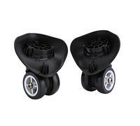 Mimdixy 2 PCS Luggage Suitcase Wheels, Universal Luggage Wheels Replacement, PVC Travel Suitcase Wheels, Mute Double Row Wheeles for Travel, Business