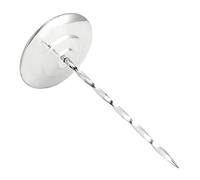 Mimdixy 4Pcs Receipt Bill Holder,Stainless Steel Receipt Spike,Thickened Ticket Holder Desk Nonslip Bill Fork Folder Spike with Round Bottom for Restaurant,Kitchen,Office,Hotel (Silver Spiral Rod)