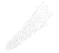 Mimdixy 6Pcs Billiards Table Pocket, Cotton Thread Billiard Mesh Pockets Accessories Bumper Pool Bag Long Service Life Table Net for Replacing Pool Table Pockets (White)