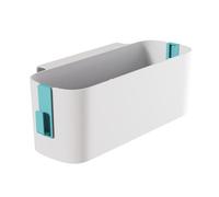 Mimdixy Bedside ,Bedside Storage Basket, Hook Hanging Storage Box Rail Shelf (Green)