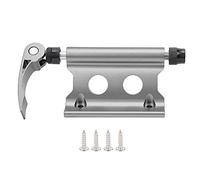 Mimdixy Bike Block Fork Mount, Quick Release Truck Bed Bike Rack, Aluminum Alloy Bike Front Fork Fixed Clip Luggage Rack for Truck Bed Trailer Van or Horizontal Mounted (Deep Titanium)