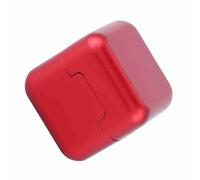Mimdixy Billiard Cue Tip Chalk Holder, Aluminum Portable Billiard Cues Chalk Holder Carrier Case Mini Magnetic Billiard Pool Chalks Carrying Case for Billiard Lovers, 3 x 3 x 3 cm (Red)