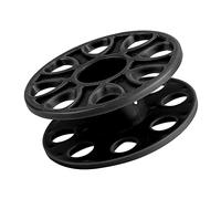 Mimdixy Diving Finger Spool Reel, 3.0 * 1.3inch Compact Plastic Scubas Diving Techs Spool Diver Underwater Accessory for Cave Technical Navigation Divers Boat Fishing (Black)