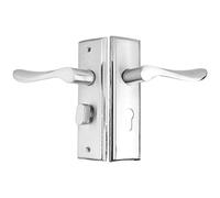 Mimdixy Door Handle Interior Door Knobs, Aluminium Alloy Interior Privacy DoorHandle with Lock for Home and Office, DoorLever for Bathroom and Bedroom