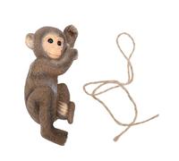 Mimdixy Hanging Monkey Garden Statue, Tree Baby Chimpanzee Animal Sculpture