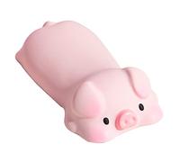 Mimdixy Keyboard Wrist Rest, Cartoon Animal Style Soft Comfortable Fatigue Relief Keyboard Wrist Pad Slow Rising PU Pad Cat for Home Game Office Supplies (Pink Pig)