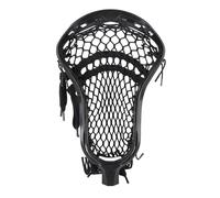 Mimdixy Lacrosse Head Strung, Training Equipment Nylon Strung Lacrosse Head Replacement for Competition Offensive Defensive Strategies (Black)
