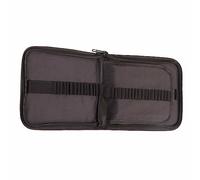 Mimdixy Large Capacity Pencil Case, Canvas Pen Bag Multi Compartments Slot Pencil Holder Case Organizer Bag, Sketch Pencil Case for Colored Pen Makeup Brush Markers (72-Count Folding Bag (Black))