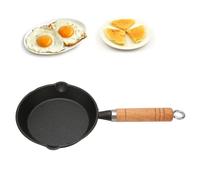 Mimdixy Mini Cast Iron Skillet, Frying Pan with Double Drip Spouts, Non Stick Small Frying Pans for Stove, Oven, Grill Safe, Indoor and Outdoor Use