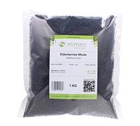 Mimea Elderberries Whole Dried | 5kg | Quality Ingredients | Perfect for Tea Infusion | Brewing & Distilling