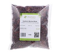 Mimea Hawthorn Berries Whole | 1kg | Quality Ingredients | Traditional Herbal Remedy | Versatile for a Variety of Uses |No Artificial Additives