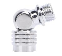 MIMEITOPA Diving Regulator Connector 110 Degree Angle Stainless Steel Rotating Adapter for Second Stage Regulator (Silver)