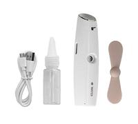 MIMEITOPA Handheld Mini Fan Automatic Spray Water Replenisher Fan USB Charging Portable Misting Fan for Outdoor Traveling (White)