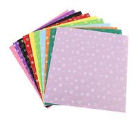 MIMEITOPA Non-Woven Fabric Sheets, DIY Craft Material for Sewing, Iron-On Patches for Quilts, Cushion Covers, Purses, Toys, Tablecloths (15 * 15cm, 10 Colors/Pack)