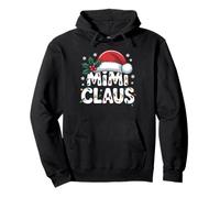 Mimi Claus Christmas Lights Santa Family Matching Holiday Pullover Hoodie