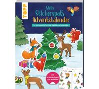 Mimi Hecher Mein Stickerspaß-Adventskalender: 24 weihnachtliche Über (Paperback)