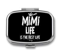 Mimi Life is The Best Life Travel Pill Organizer with Mirror
