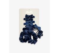 Mimi & Lula Girls Vy Kids School Bow Assorted Velvet Hair Ties and Clips Set 1size