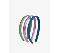 Mimi & Lula Mimi & Lula Irridescent Medium Alice Pack Of Three Woven Headbands Bright Multi 1Size