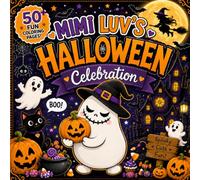 Mimi Luv's Halloween Celebration: You get Original Character I vibrant, playful Halloween look with a cute ghost character, pumpkins, bats I Age 3 to 8