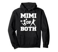 Mimi Of Both Cheer And Baseball Funny Cheerleader Batter Pullover Hoodie