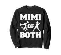 Mimi Of Both Cheer And Baseball Funny Cheerleader Batter Sweatshirt