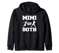 Mimi Of Both Dance And Baseball Funny Dancer Batter Zip Hoodie