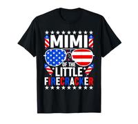 Mimi Of The Little Firecracker 4th of July Birthday T-Shirt