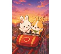 Mimi & Tobi's Roller Coaster Ride: You Make My Heart Race Paperback Lined Notebook