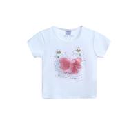 Mimi Tutu swan-appliqué T-shirt - White 2 yrs-3 yrs-9 yrs-10 yrs