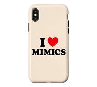 Mimic Heart Funny Cute Favorite Fantasy Monster Shifter Fan Case for iPhone X/XS