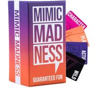 Mimic Madness Age 14+ by Why Don't We - Fun Charades Board Games for adults - Party card Games with 210 Cards