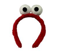 MIMIKRY Cookie Monster Plush Headband with Eyes - Red