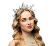 MIMIKRY Saphira Tiara with Ice Crystals Headdress Crown Tiara Headband Headdress Halo Goddess Snow Queen