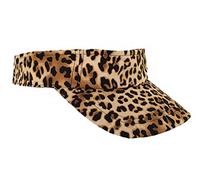 MIMIKRY Sun Visor Leopard Print Leo Print 80s Beach Party Sun Visor