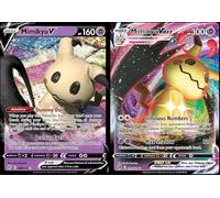 Mimikyu V & Vmax 069/172 Brilliant Stars - Ultra Rare Pokemon Card Lot