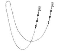 Mimimelon Drizzle Eyeglass Chains For Women Crystal Glasses Strap Lanyard Sunglasses Cord With Clip-1