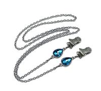 Mimimelon Glasses Chain Teardrop Eyeglasses Lanyard Stainless Steel Sunglasses Strap Clip