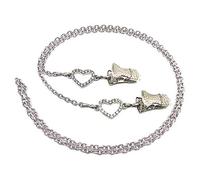 Mimimelon Rhinestone Heart Eyeglass Chains For Women Glasses Lanyard Strap Sunglasses Necklace Badge Holder