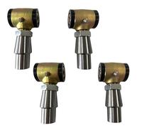 MIMIRACLE 3/4" .750" Threaded Bushing Kit for 4-Link Suspension, Adjustable Chromoly Polyurethane Bushing, includes Right and Left Hand Thread Bushings -2Set