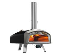 Mimiuo 16" Outdoor Pizza Oven, Wood Fired & Charcoal Pizza Oven with Extra-Large Clear View Window, Digital Dual-Temperature Display with Smart Modes for Outdoor Cooking and Garden