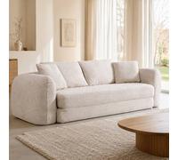 MIMO Indoor Pull-Out Loveseat Sofa Bed with Lamb Fleece Fabric, 30D Foam in Beige | Size: 1 Pack Mimo Beige 1 Pack
