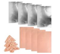 Mimoqk Aluminum Foil for Crafts - 8 Pieces Aluminum Craft Supplies | Large Metal Sheets for Embossing | for Christmas Decoration, Painting, Engraving, Repair,