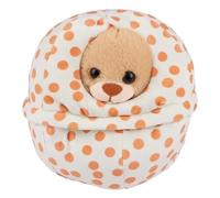 Mimoqk Animal Plush Toys, Easter Decorations | Plush Egg with Zipper - for Women Teens Adults Living Room Bedroom Office Bedroom